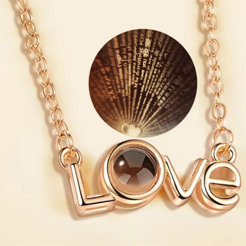 I Love You Necklace