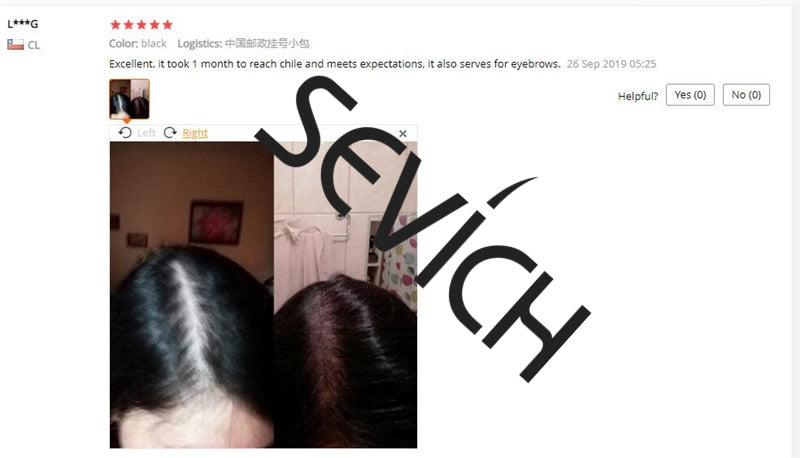 Water Proof hair line powder in hair color Edge control