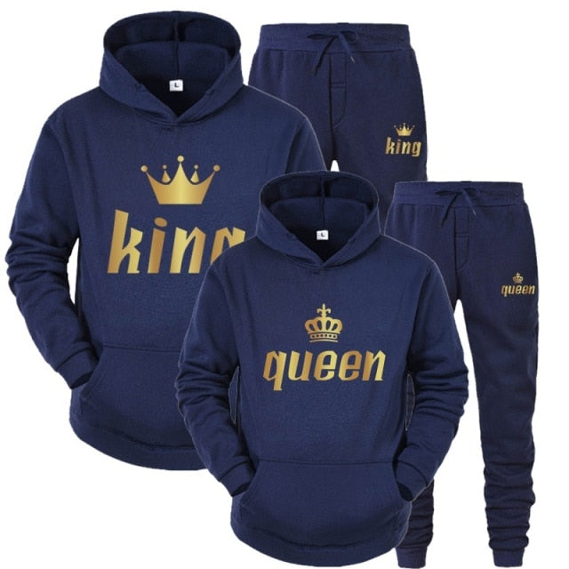 Fashion Couple Sportwear Set KING or QUEEN
