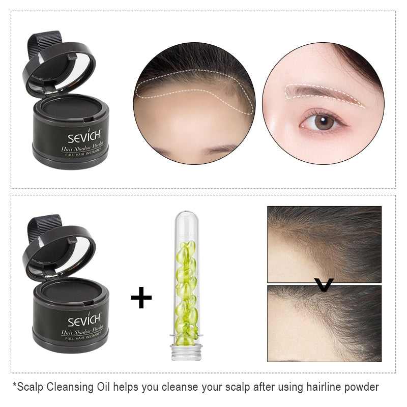 Water Proof hair line powder in hair color Edge control
