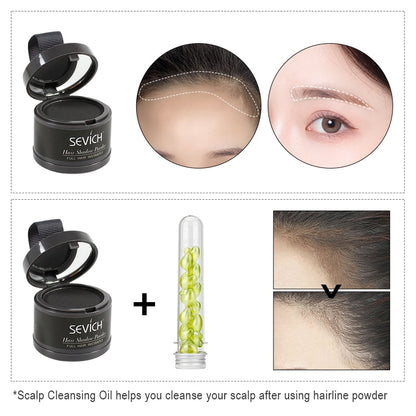 Water Proof hair line powder in hair color Edge control